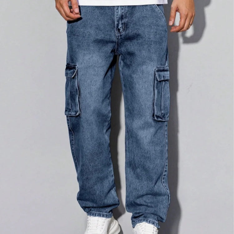 Men's Loose Fit Casual Jeans