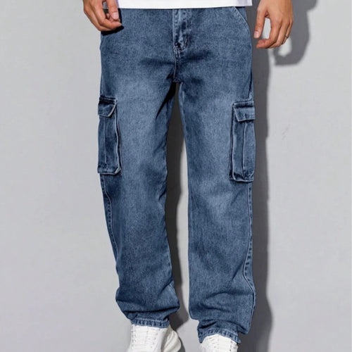 Men's Loose Fit Casual Jeans