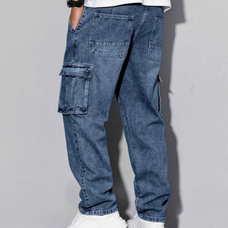 Men's Loose Fit Casual Jeans
