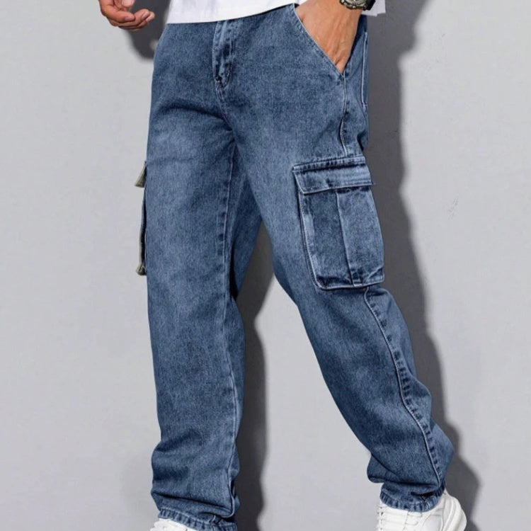 Men's Loose Fit Casual Jeans
